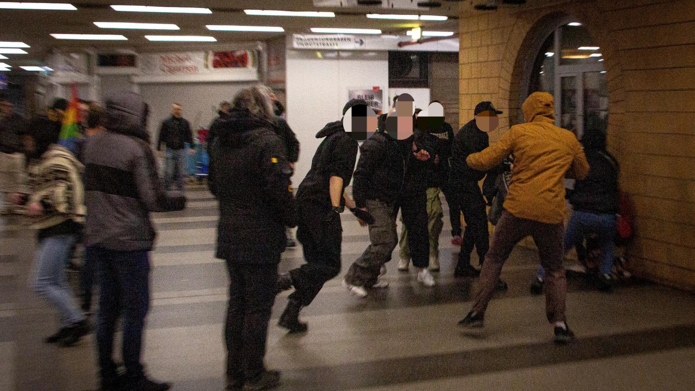Rechtsextremer Übergrif Untergeschoss Hauptbahnhof