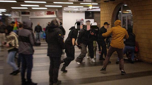Rechtsextremer Übergrif Untergeschoss Hauptbahnhof