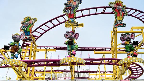 Die "Wilde Maus" zählt zu den Klassikern in Nürnberg.
