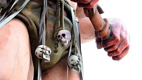 In der Geisterbahn "Spuk" möchten sich die Besucher so richtig schön erschrecken lassen.