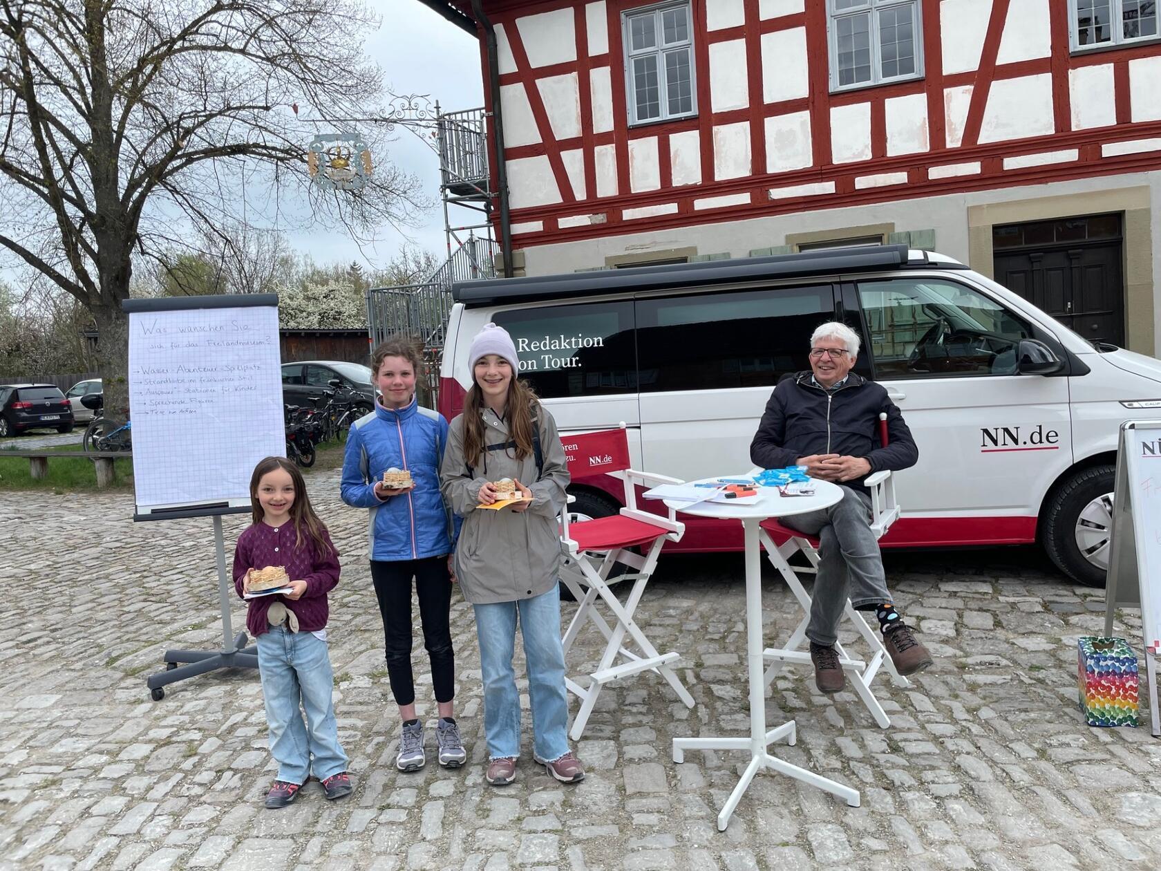 Doch zurück zum NN.de-Bus: Dort erzählten Besucherinnen und Besucher Museumschef Herbert May, was sie noch gerne auf dem etwa 45 Hektar großen Museumsgelände haben würden.