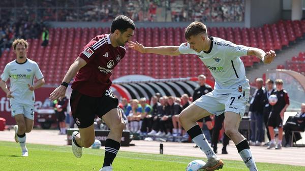 Der FCN lässt sich in der Folge immer tiefer fallen, die Ostwestfalen werden dominanter, kommen aber zunächst nicht zu nennenswerten Torchancen.
