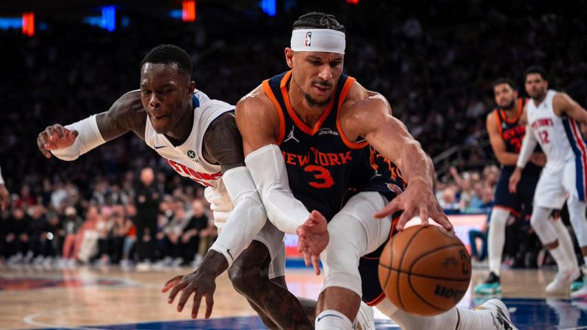 Dennis Schröder wühlte - und traf in der Schlussminute entscheidend beim Sieg der Pistons. Dennis Schröder wühlte - und traf in der Schlussminute entscheidend beim Sieg der Pistons.