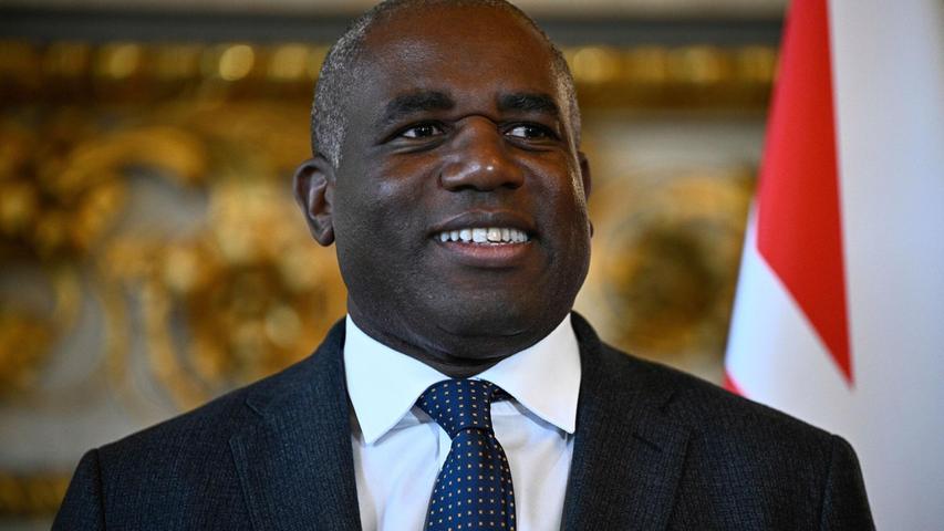 Der britische Außenminister David Lammy teilte auf der Plattform X mit, er habe mit Rubio telefoniert. (Archivbild) Der britische Außenminister David Lammy teilte auf der Plattform X mit, er habe mit Rubio telefoniert. (Archivbild)