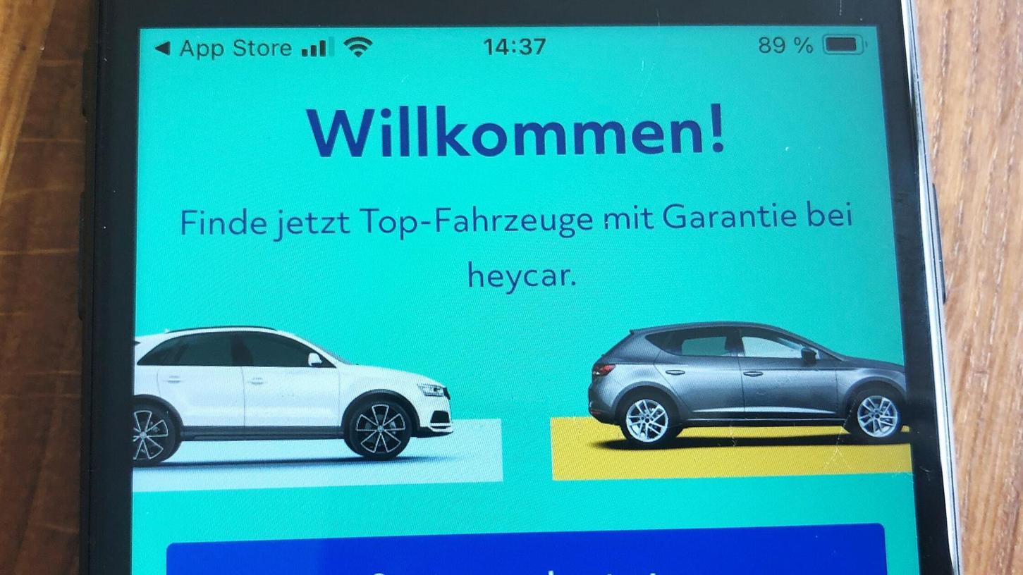 Heycar stellt seinen Dienst ein. (Illustration) Heycar stellt seinen Dienst ein. (Illustration)