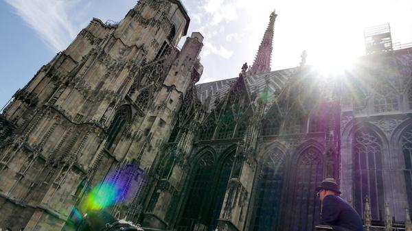 Ein Fiaker vor dem Stefansdom.