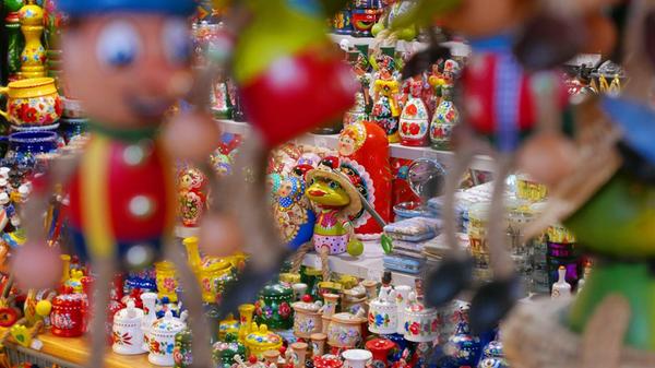 Große Teile des Angebots richten sich leider an die vielen Touristen.