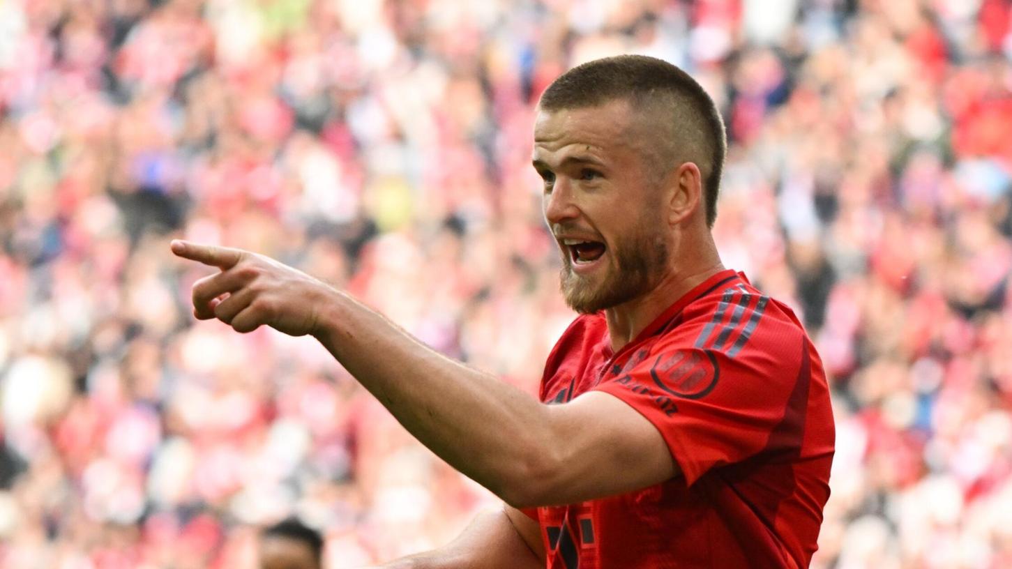 Eric Dier jubelt nach einem Tor für die Bayern - in einem seiner womöglich letzten Spiele für München. Eric Dier jubelt nach einem Tor für die Bayern - in einem seiner womöglich letzten Spiele für München.