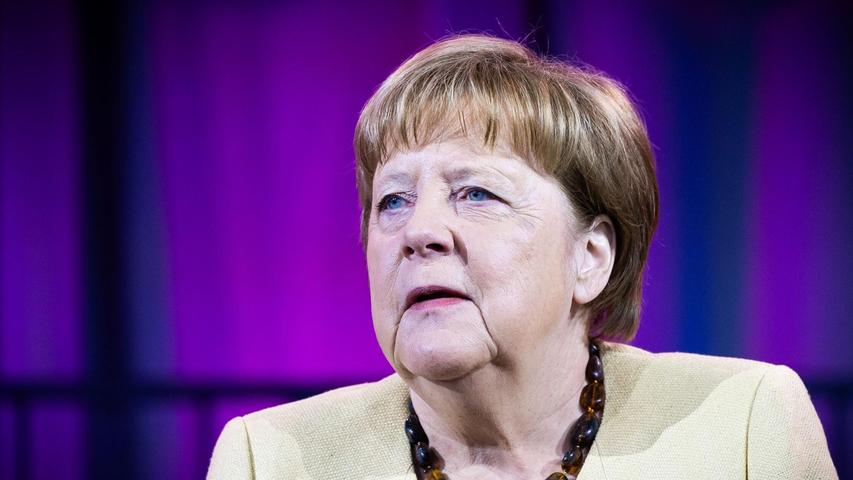 Altkanzlerin Merkel übte in ihrem Auftritt auch Selbstkritik. Altkanzlerin Merkel übte in ihrem Auftritt auch Selbstkritik.