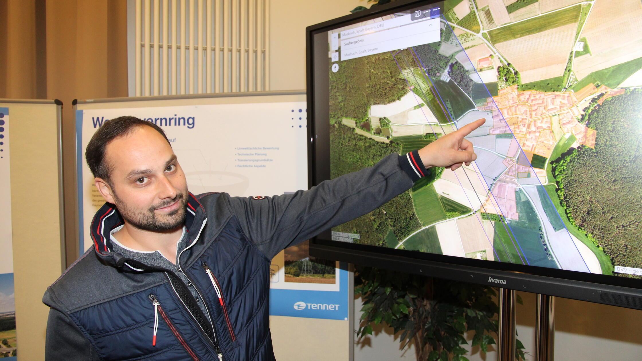 Michael Heckel zeigt anhand der von TenneT selbst 