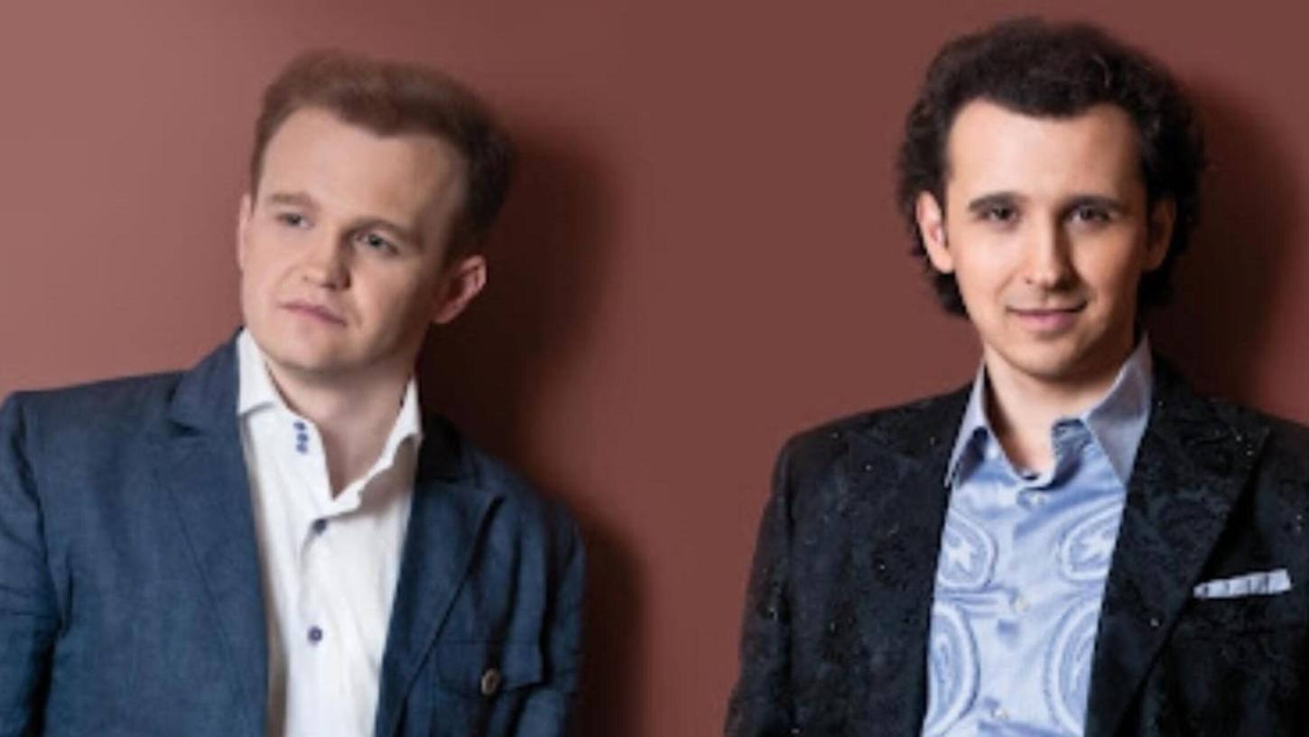 Die ukrainischen Sänger Dmytro und Nazariy Jaremtschuk treten im Klostersaal der evangelischen Kirchengemeinde auf. Die ukrainischen Sänger Dmytro und Nazariy Jaremtschuk treten im Klostersaal der evangelischen Kirchengemeinde auf.