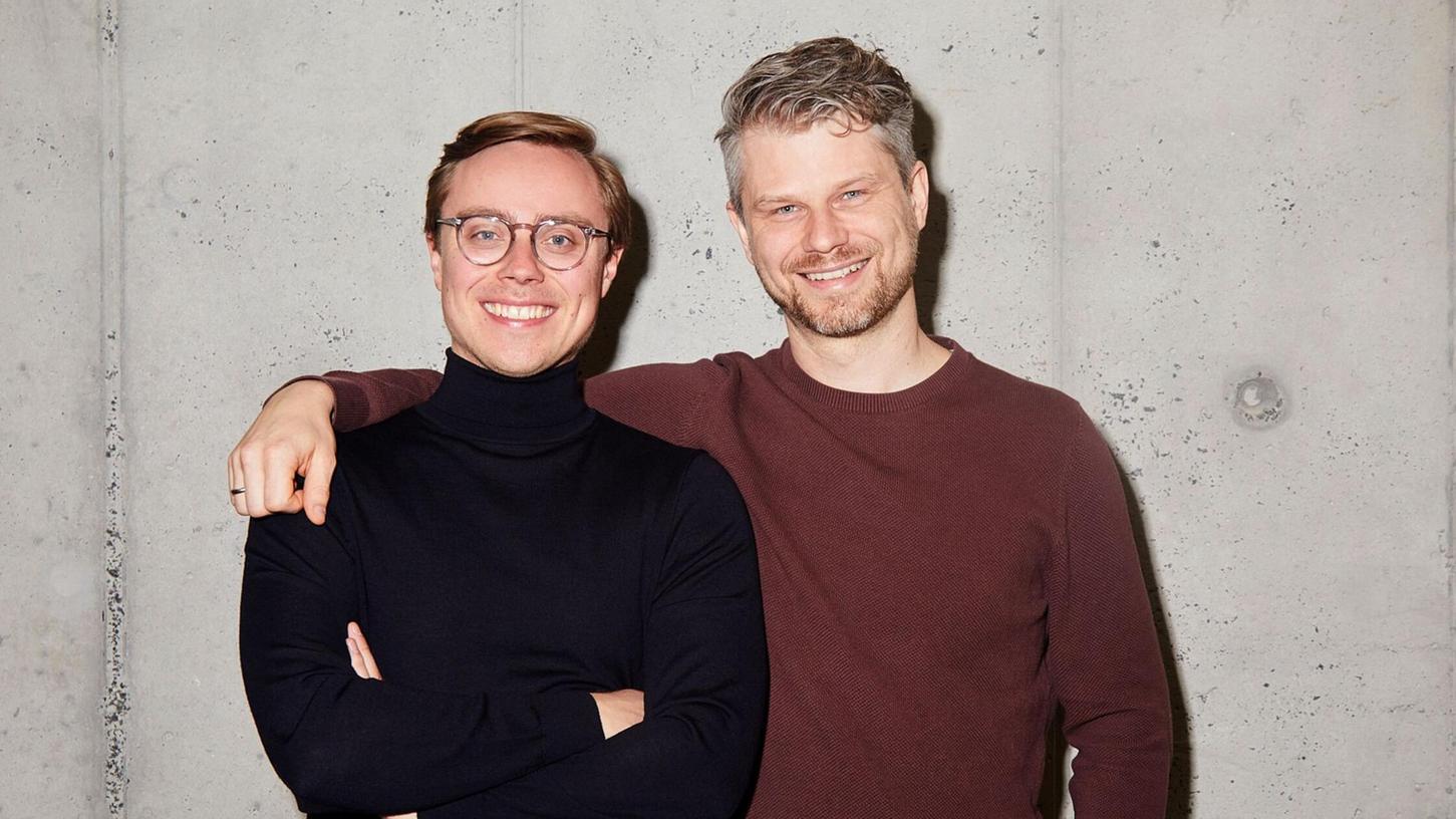 Die beiden Mitbegründer des Berliner KI-Start-ups Parloa Malte Kosub (l) und Stefan Ostwald. Die beiden Mitbegründer des Berliner KI-Start-ups Parloa Malte Kosub (l) und Stefan Ostwald.