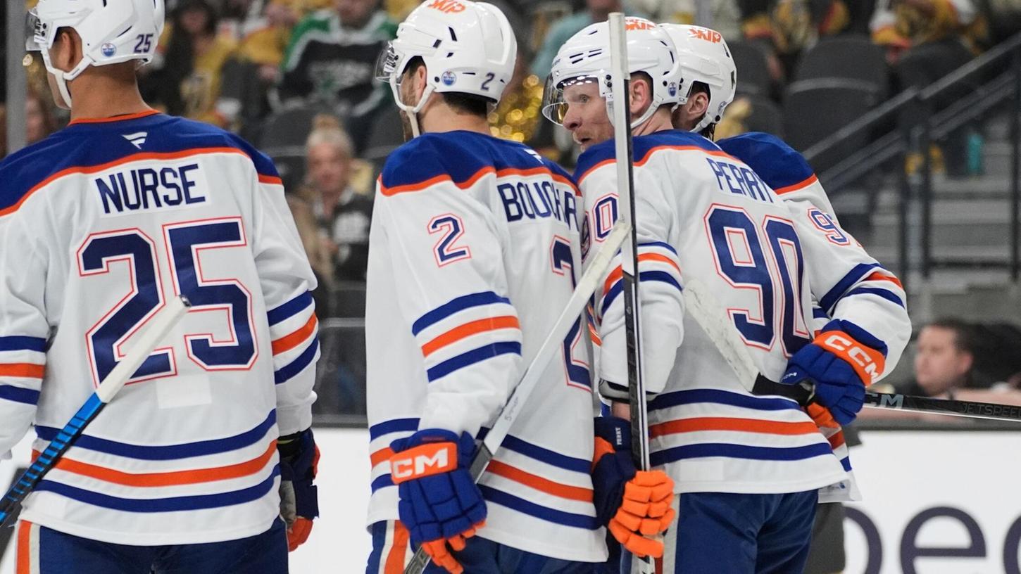 Die Oilers erzielten vier Treffer in Las Vegas - das reichte zum Sieg. Die Oilers erzielten vier Treffer in Las Vegas - das reichte zum Sieg.