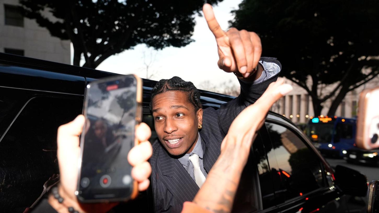 Asap Rocky stand Anfang des Jahres vor Gericht und wurde freigesprochen. (Archivbild) Asap Rocky stand Anfang des Jahres vor Gericht und wurde freigesprochen. (Archivbild)