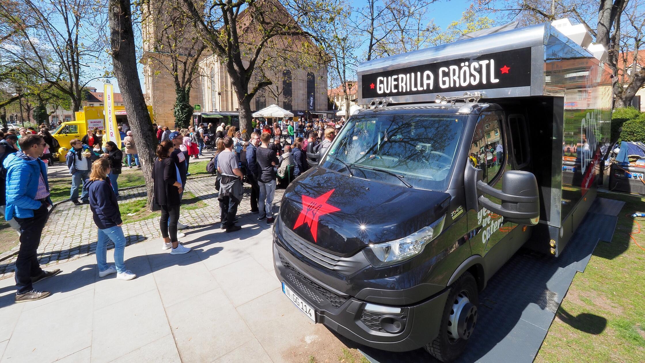 Foodtruck Frühling am Bohlenplatz.