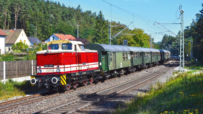 Fränkische Museumseisenbahn lädt zu Fahrt auf Güterstrecken zwischen Nürnberg und Fürth Fränkische Museumseisenbahn lädt zu Fahrt auf Güterstrecken zwischen Nürnberg und Fürth