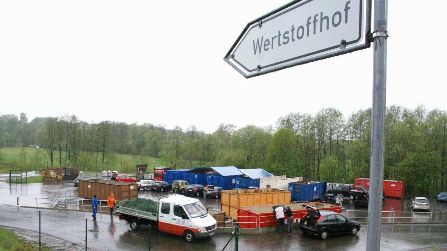 Motiv: Landkreis-Wertstoffhof in Auerbach. 20100514 Motiv: Landkreis-Wertstoffhof in Auerbach. 20100514