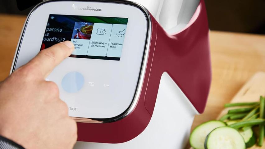 Über das Touchdisplay lässt sich das gewünschte Kochprogramm ganz einfach auswählen. Über das Touchdisplay lässt sich das gewünschte Kochprogramm ganz einfach auswählen.