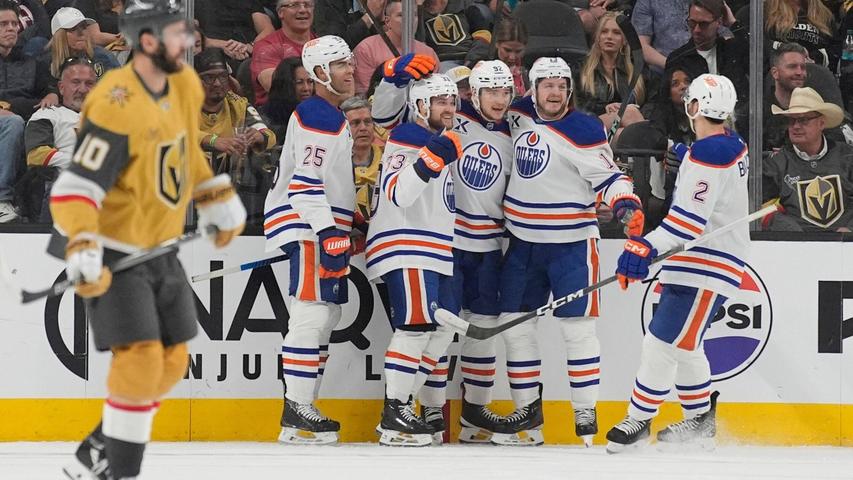 Zwei Siege in Las Vegas: Die Oilers haben in den Playoffs einen großen Vorsprung. Zwei Siege in Las Vegas: Die Oilers haben in den Playoffs einen großen Vorsprung.