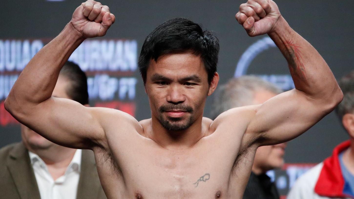 Die philippinische Box-Ikone Manny Pacquiao steht einem Medienbericht zufolge vor ihrem Comeback. Die philippinische Box-Ikone Manny Pacquiao steht einem Medienbericht zufolge vor ihrem Comeback.