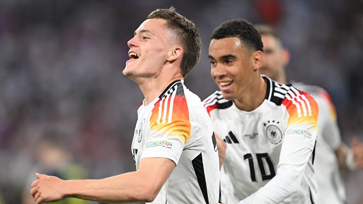 Bald in einer Vereins-Mannschaft? Florian Wirtz (l) und Jamal Musiala. Bald in einer Vereins-Mannschaft? Florian Wirtz (l) und Jamal Musiala.