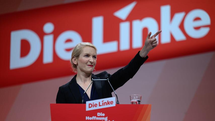 Co-Chefin Ines Schwerdtner will „die Hoffnung organisieren“. Co-Chefin Ines Schwerdtner will „die Hoffnung organisieren“.