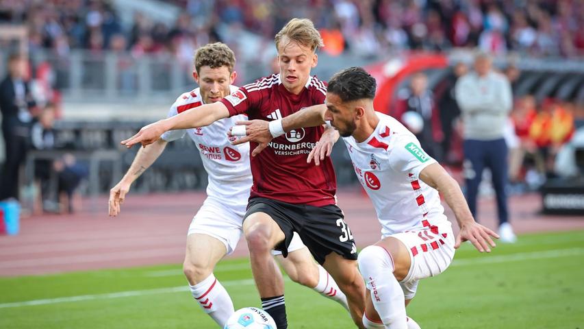 Die Kölner vergeben beste Chancen gegen den FCN. Die Kölner vergeben beste Chancen gegen den FCN.