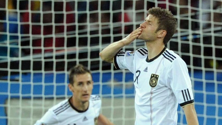 Thomas Müller glänzte über ein Jahrzehnt lang im Nationaltrikot. Thomas Müller glänzte über ein Jahrzehnt lang im Nationaltrikot.