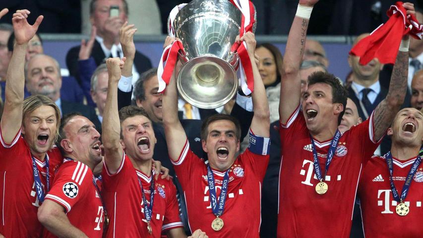 Zweimal gewann Thomas Müller die Champions League. Zweimal gewann Thomas Müller die Champions League.