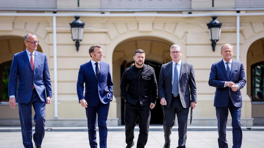 Das Treffen westlicher Staats- und Regierungschef in Kiew weckte Hoffnungen. Das Treffen westlicher Staats- und Regierungschef in Kiew weckte Hoffnungen.