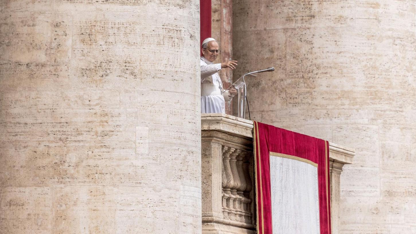 Der neue Papst Leo XIV. nutzt sein Gebet für einen Friedensappell. Der neue Papst Leo XIV. nutzt sein Gebet für einen Friedensappell.