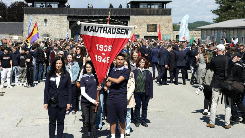 Das Konzentrationslager Mauthausen, in dem Menschen aus mehr als 40 Nationen inhaftiert waren, wurde vor 80 Jahren befreit. Das Konzentrationslager Mauthausen, in dem Menschen aus mehr als 40 Nationen inhaftiert waren, wurde vor 80 Jahren befreit.