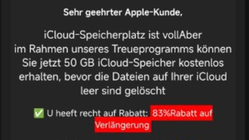 Diese Mail hat ein User aus der Region erhalten. Diese Mail hat ein User aus der Region erhalten.