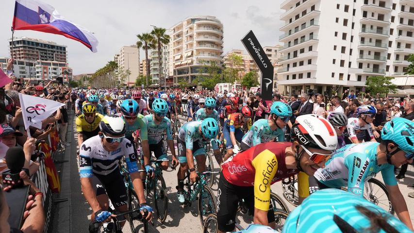 Für drei Tage gastierte der Giro in Albanien. Für drei Tage gastierte der Giro in Albanien.