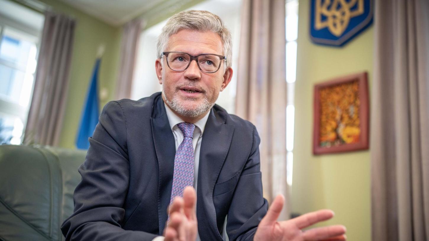 Andrij Melnyk hat die Geheimhaltung von Waffenlieferungen schon als Botschafter in Deutschland kritisiert. (Archivbild) Andrij Melnyk hat die Geheimhaltung von Waffenlieferungen schon als Botschafter in Deutschland kritisiert. (Archivbild)