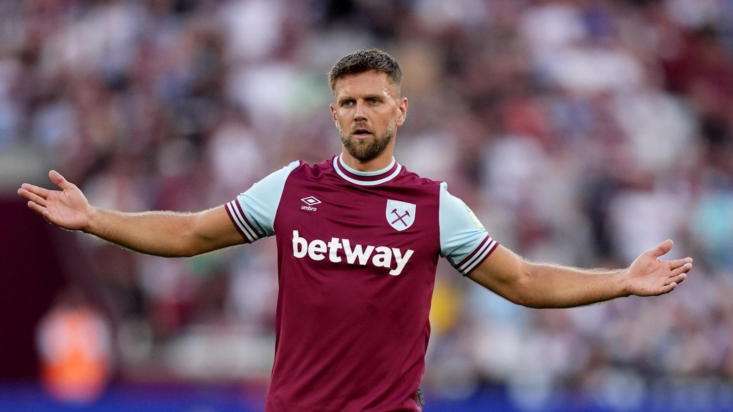 Füllkrug hat große Teile der Saison mit West Ham United verpasst - fühlt sich jetzt aber gut und wohl in England. (Archivbild) Füllkrug hat große Teile der Saison mit West Ham United verpasst - fühlt sich jetzt aber gut und wohl in England. (Archivbild)