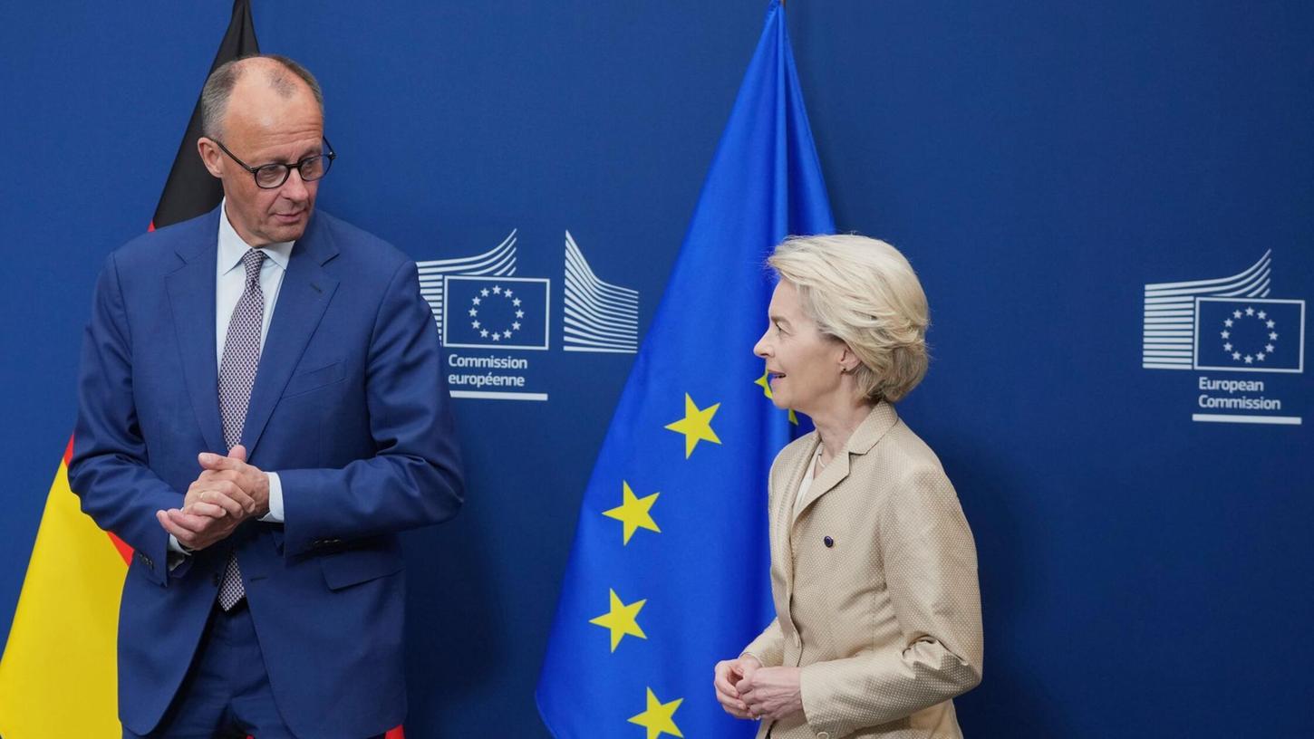 Merz bekommt Gegenwind aus Brüssel. (Archivbild) Merz bekommt Gegenwind aus Brüssel. (Archivbild)