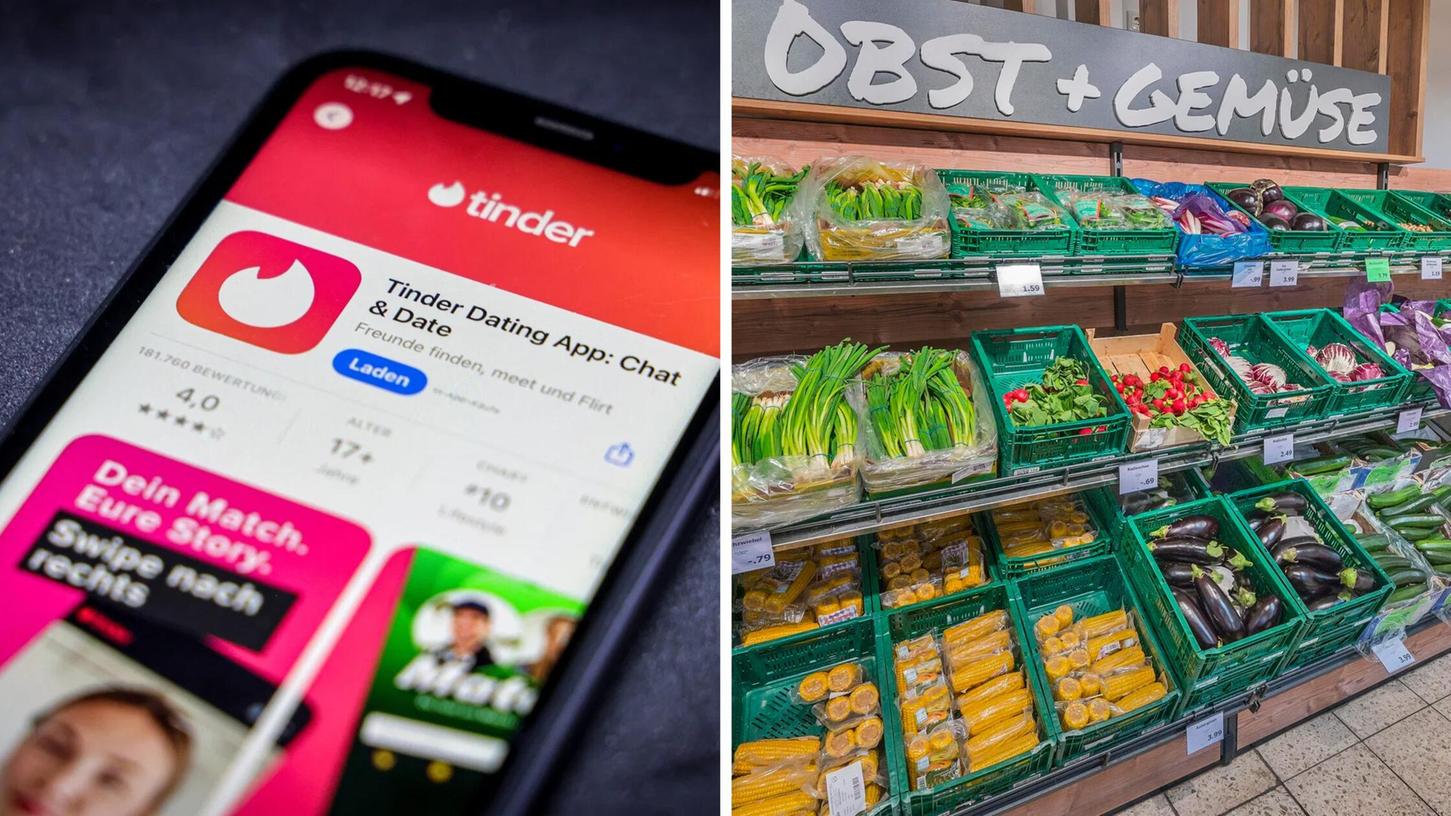 Nimmt das Supermarktregal künftig den Platz von Dating-Apps wie Tinder ein? (Symbolbild) Nimmt das Supermarktregal künftig den Platz von Dating-Apps wie Tinder ein? (Symbolbild)