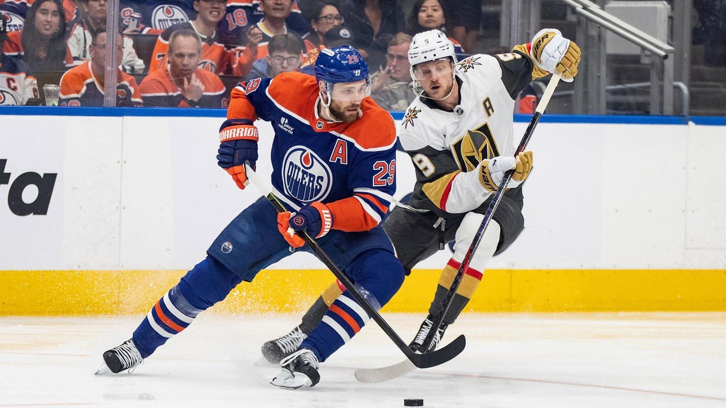 Blieb zum erst zweiten Mal in den Playoffs dieser Saison ohne Torbeteiligung: Leon Draisaitl (l). Blieb zum erst zweiten Mal in den Playoffs dieser Saison ohne Torbeteiligung: Leon Draisaitl (l).