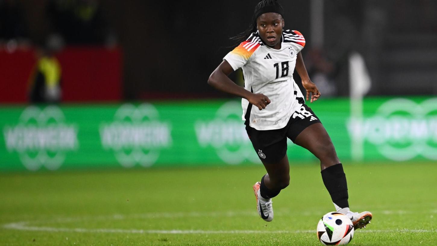 Nicole Anyomi ist zuletzt nicht mehr fürs DFB-Team nominiert worden. Nicole Anyomi ist zuletzt nicht mehr fürs DFB-Team nominiert worden.