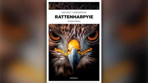 "Rattenharpyie" von Helmut Vorndran Der neue Franken Krimi von Helmut Vorndran dreht sich um ein seltsames Zeichen. Ein Mann wird in seiner Wohnung von einer Einbrecherin erschossen. Sein 100-jähriger Vater findet im Altersheim kurz darauf einen gewaltsamen Tod. Beiden wurde ein seltsames Zeichen auf die Stirn geritzt. Lagerfeld, Kira, Haderlein und Ermittlerferkel Presssack stehen vor einem Rätsel. Erscheinungstermin: 24. Juli 2025 352 Seiten Emons 16 Euro