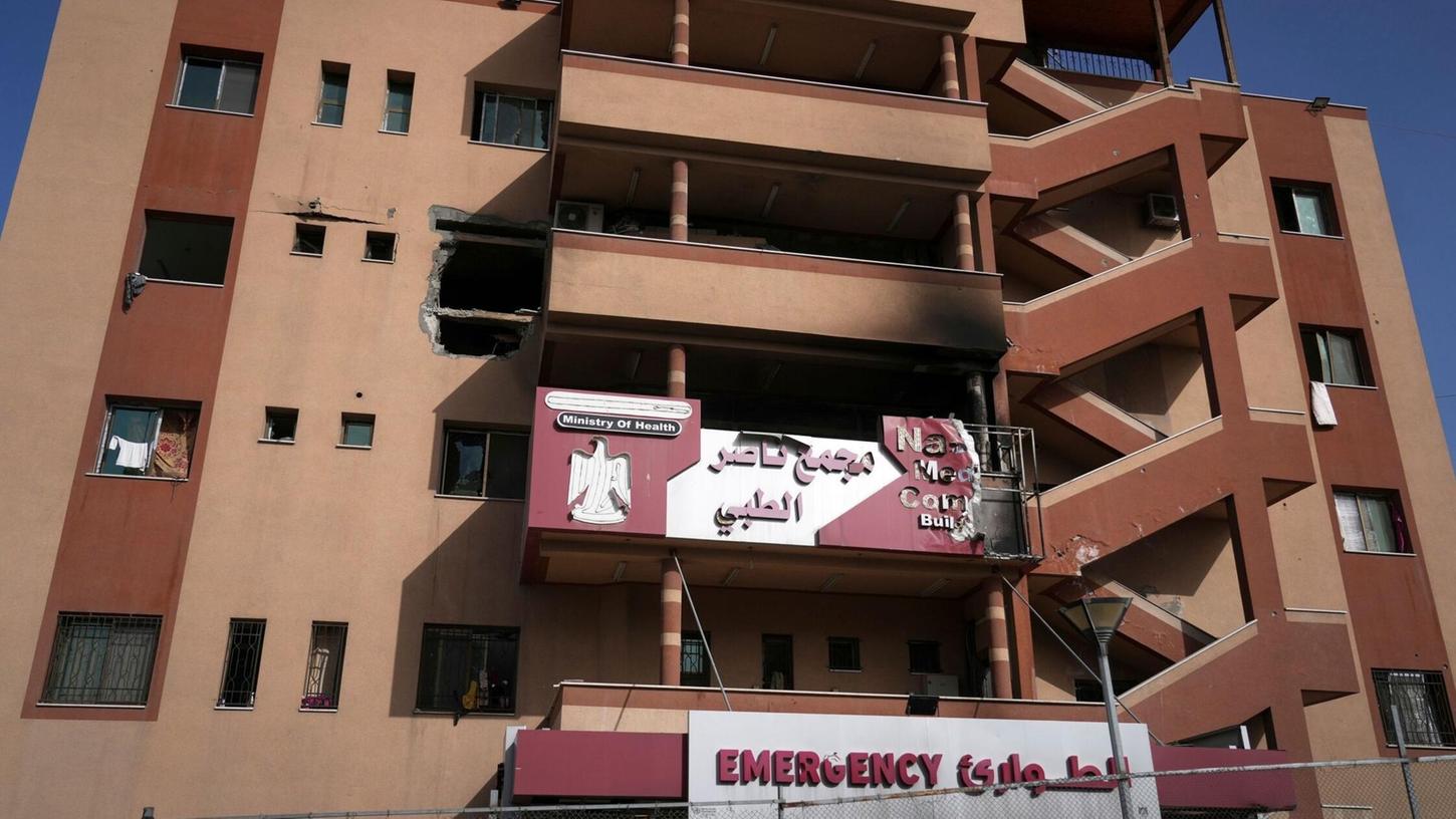 Schäden an Krankenhaus im Gazastreifen. Schäden an Krankenhaus im Gazastreifen.