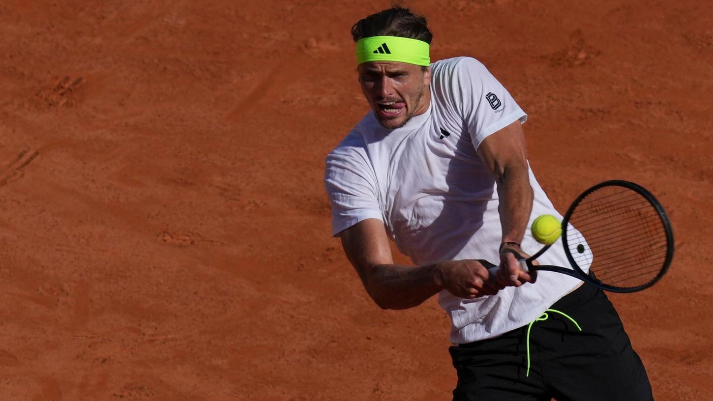 Alexander Zverev schaffte es ins Viertelfinale von Rom Alexander Zverev schaffte es ins Viertelfinale von Rom