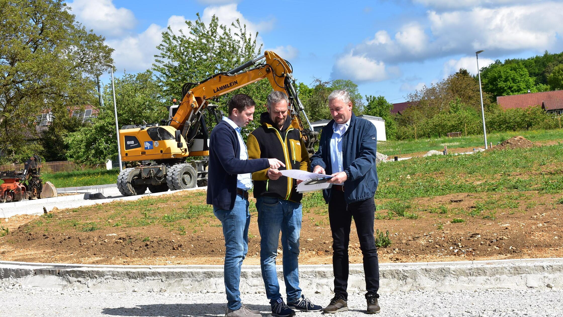 Die Fertigstellung des Baugebiets liegt im zeitlic