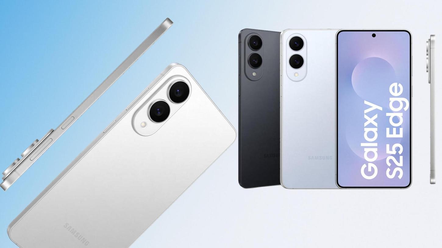 Mit nur 5,8 mm ist das Galaxy S25 Edge dünner als jedes andere Samsung-Smartphone. Mit nur 5,8 mm ist das Galaxy S25 Edge dünner als jedes andere Samsung-Smartphone.