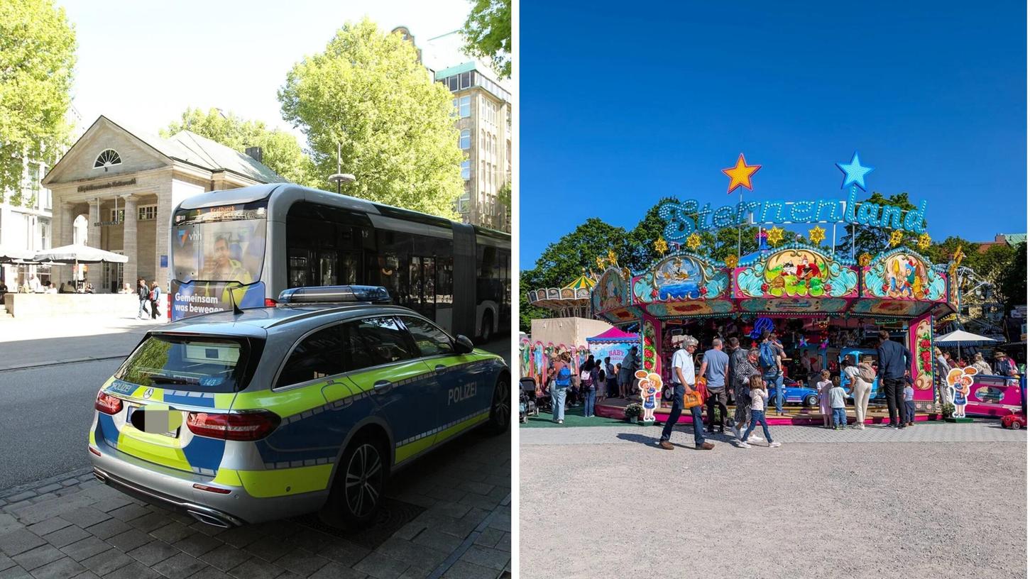 Polizeieinsatz nach Angriff auf bayerischem Volksfest. (Symbolbild) Polizeieinsatz nach Angriff auf bayerischem Volksfest. (Symbolbild)