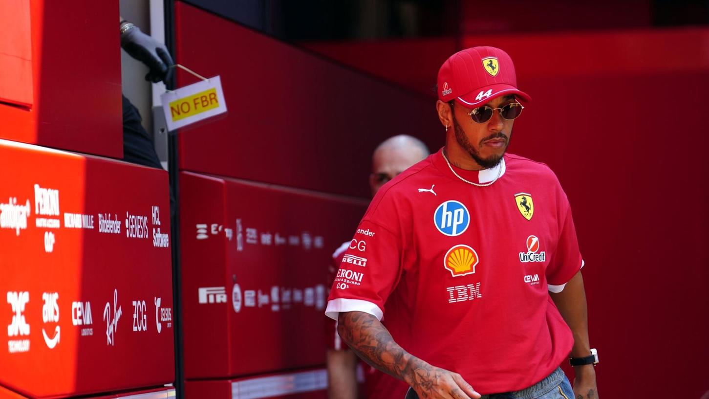 Kommt mit Ferrari nicht in Fahrt: Rekordweltmeister Lewis Hamilton. Kommt mit Ferrari nicht in Fahrt: Rekordweltmeister Lewis Hamilton.