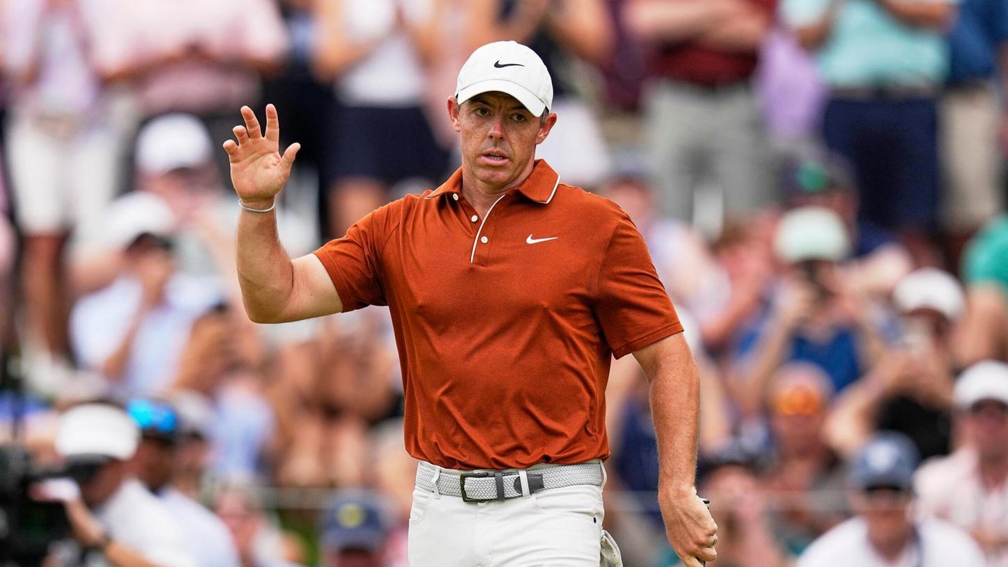 Noch mal gutgegangen: Golfstar Rory McIlroy. Noch mal gutgegangen: Golfstar Rory McIlroy.