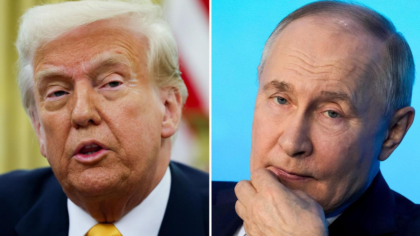Donald Trump und Wladimir Putin wollen sich laut Trump erneut per Telefon direkt austauschen. (Archivbild) Donald Trump und Wladimir Putin wollen sich laut Trump erneut per Telefon direkt austauschen. (Archivbild)
