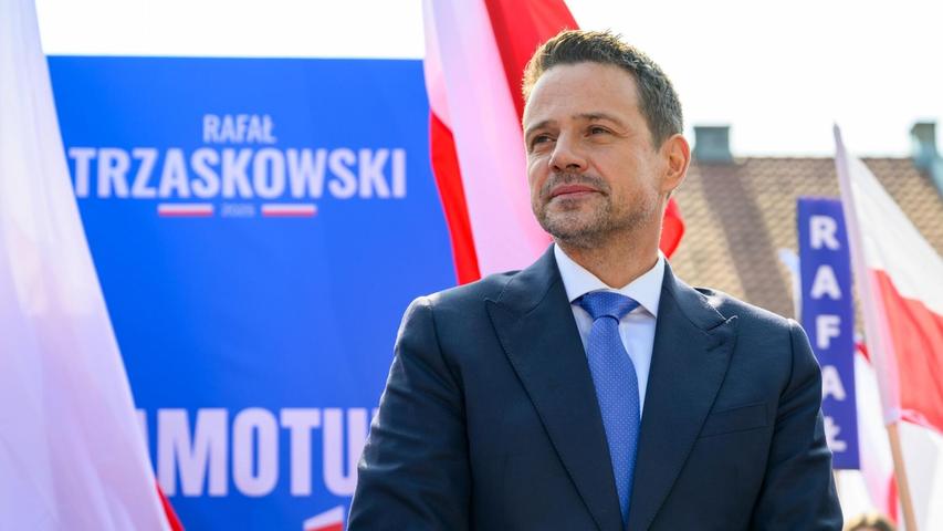 Der Warschauer Oberbürgermeister Rafal Trzaskowski tritt bei Polens Präsidentenwahl für das Lager von Regierungschef Donald Tusk an. (Archivbild) Der Warschauer Oberbürgermeister Rafal Trzaskowski tritt bei Polens Präsidentenwahl für das Lager von Regierungschef Donald Tusk an. (Archivbild)